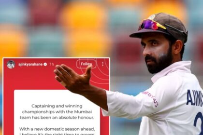 /ajinkya-rahane-steps-down-mumbai-cricket-captaincy